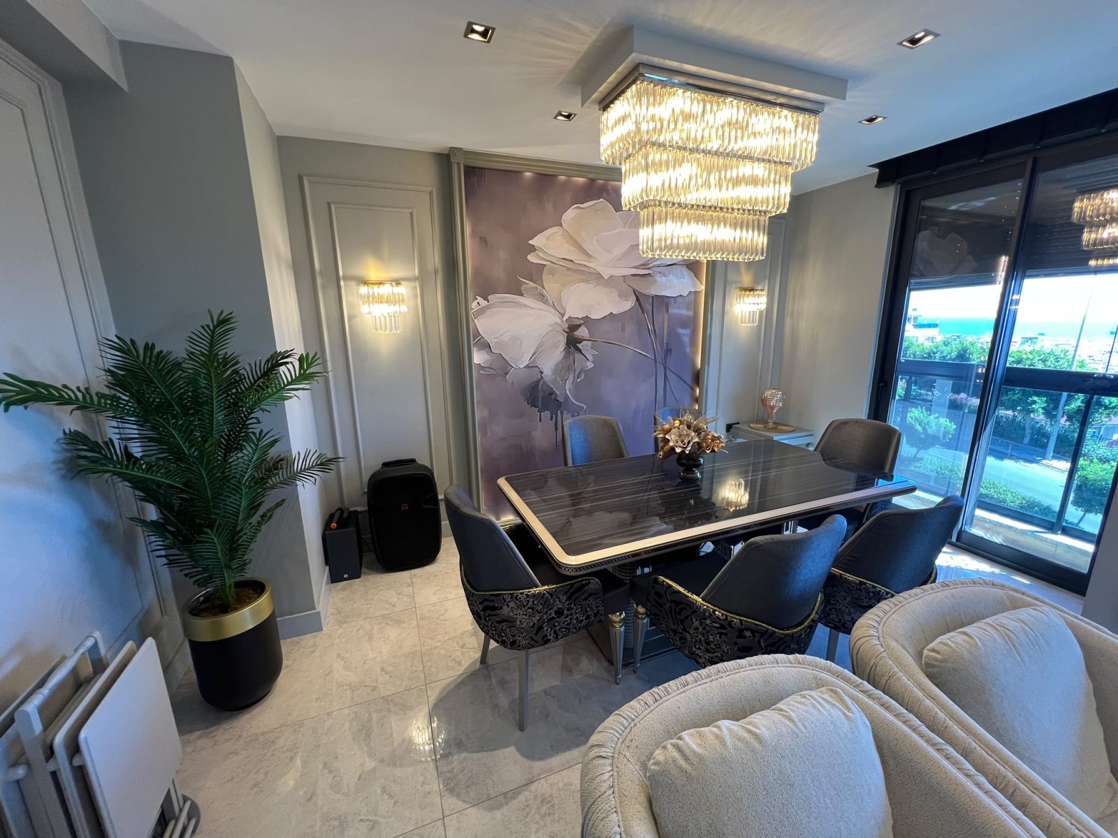 Furnished 4+2 Apartment with Panoramic Views of the Sea, City, and Alanya Castle - Photo 11