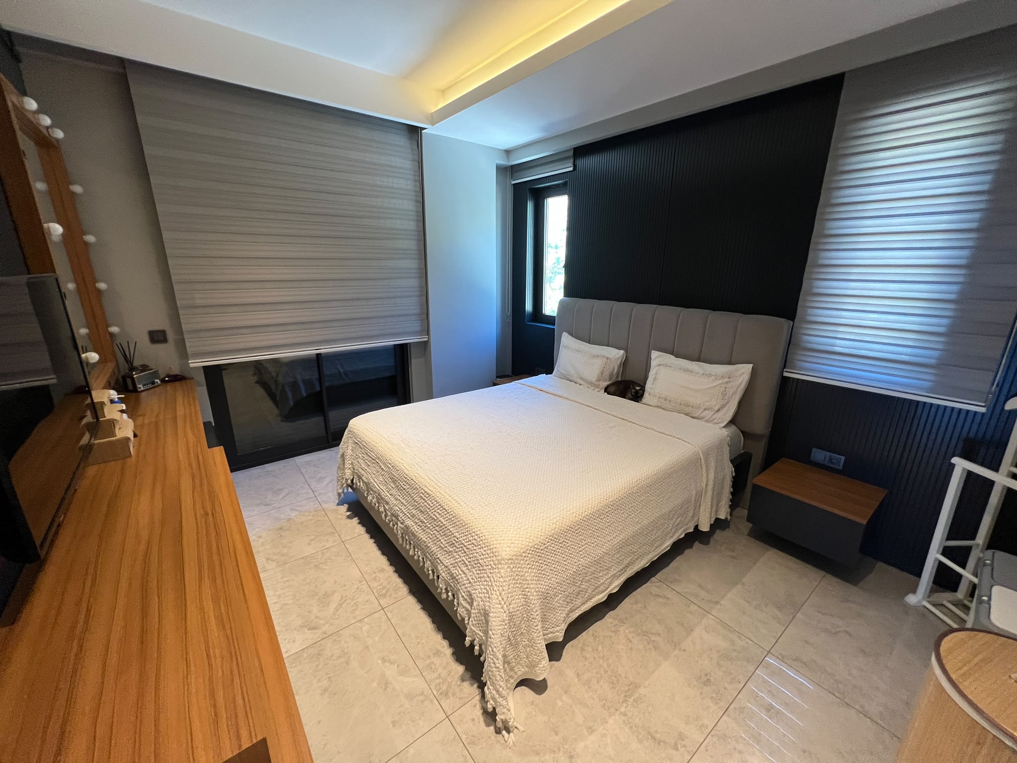 Furnished 4+2 Apartment with Panoramic Views of the Sea, City, and Alanya Castle - Photo 18