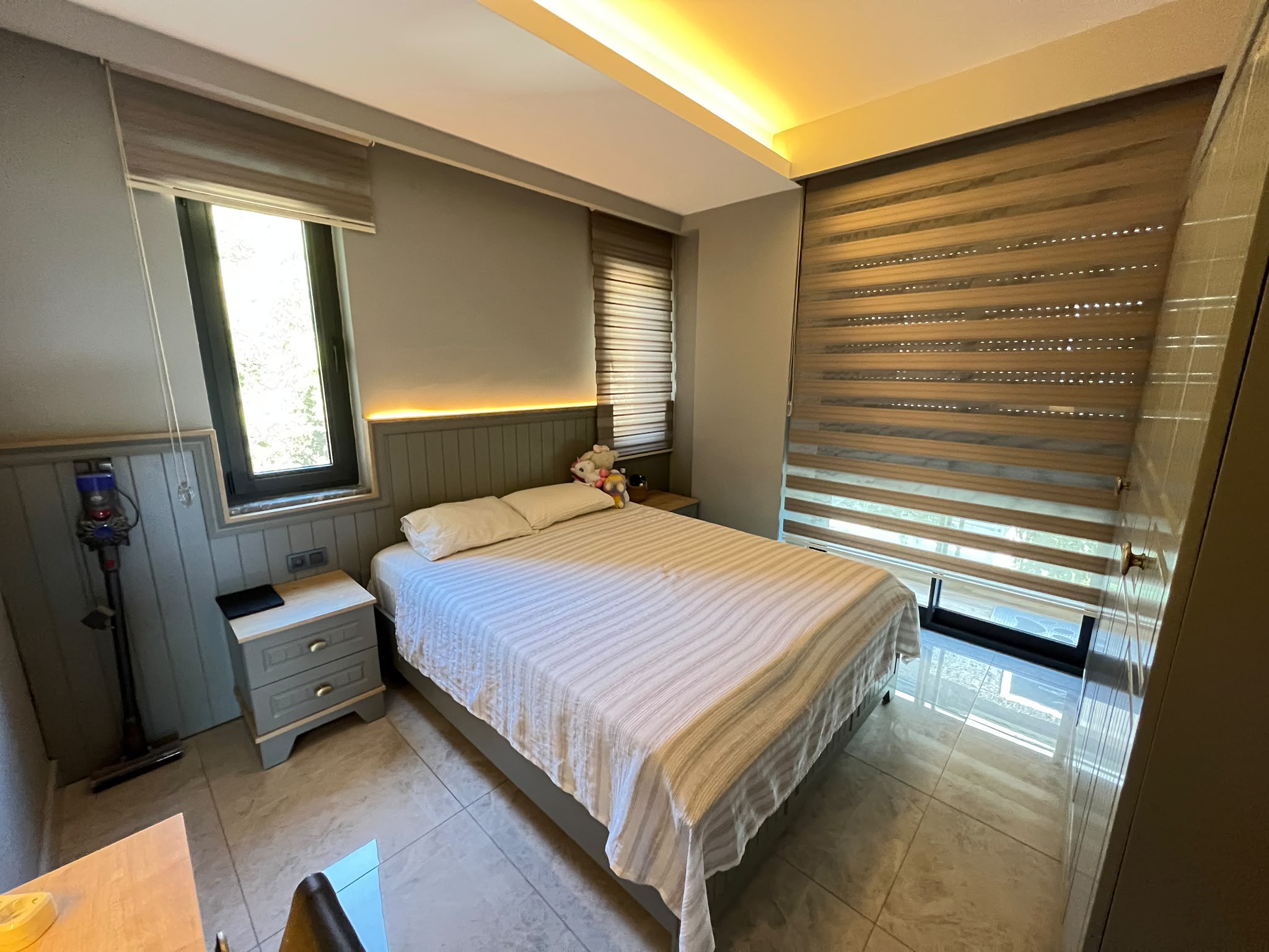 Furnished 4+2 Apartment with Panoramic Views of the Sea, City, and Alanya Castle - Photo 21