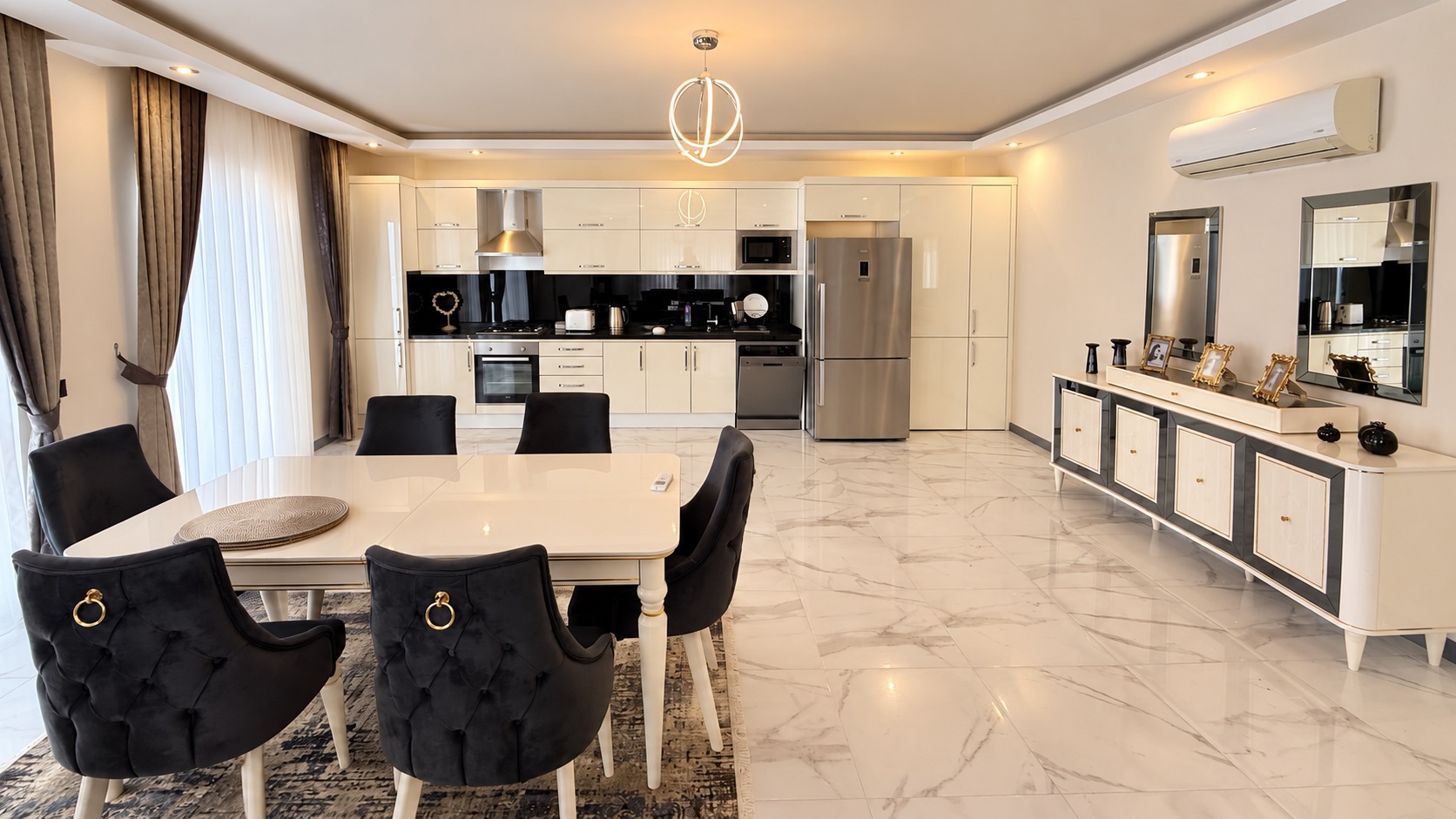 Furnished 5+1 Duplex with Sea View in Mahmutlar - Photo 2