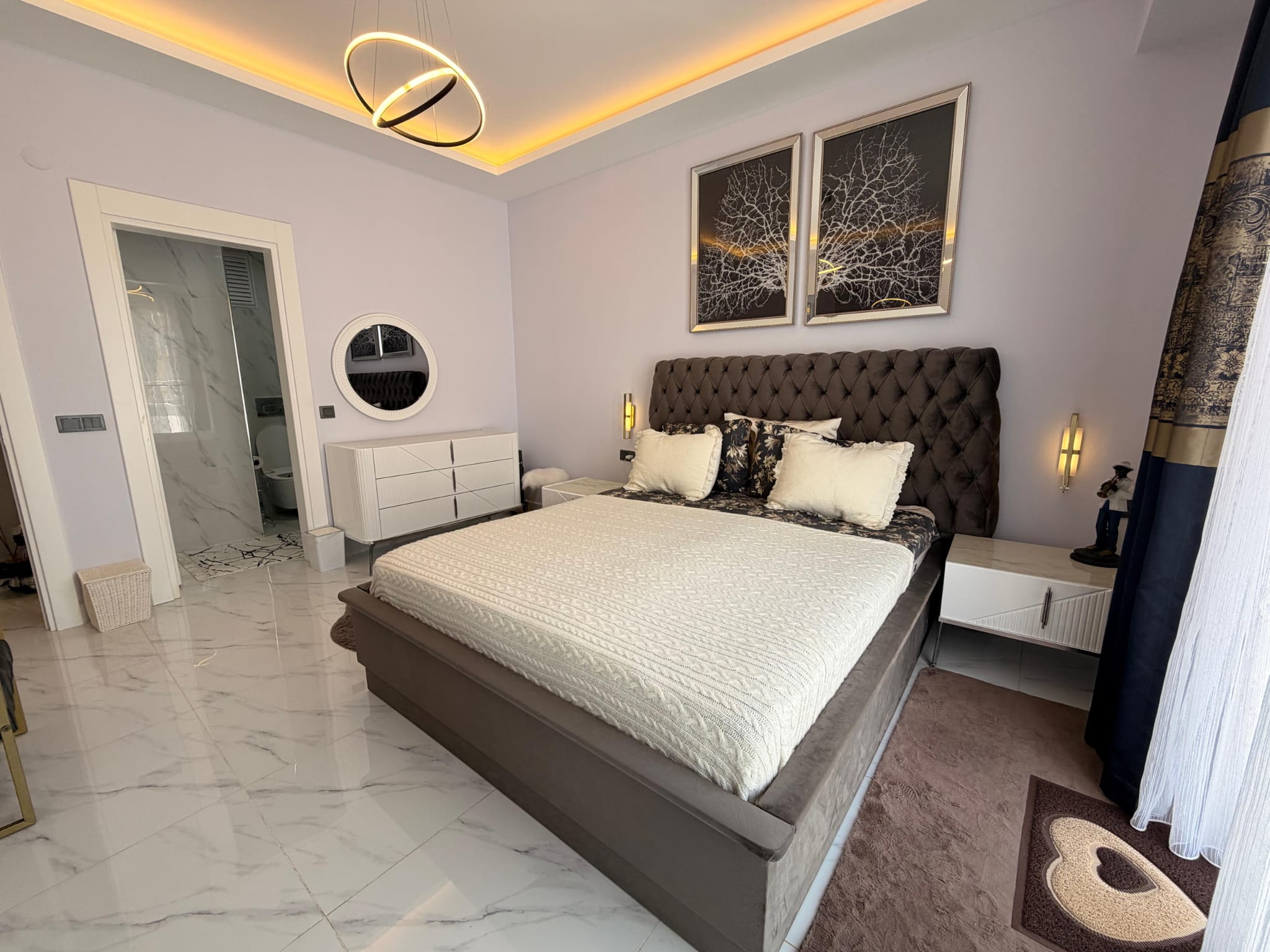 Furnished 2+1 Duplex with Sea View 100 m from the Beach in Kargıcak - Photo 11