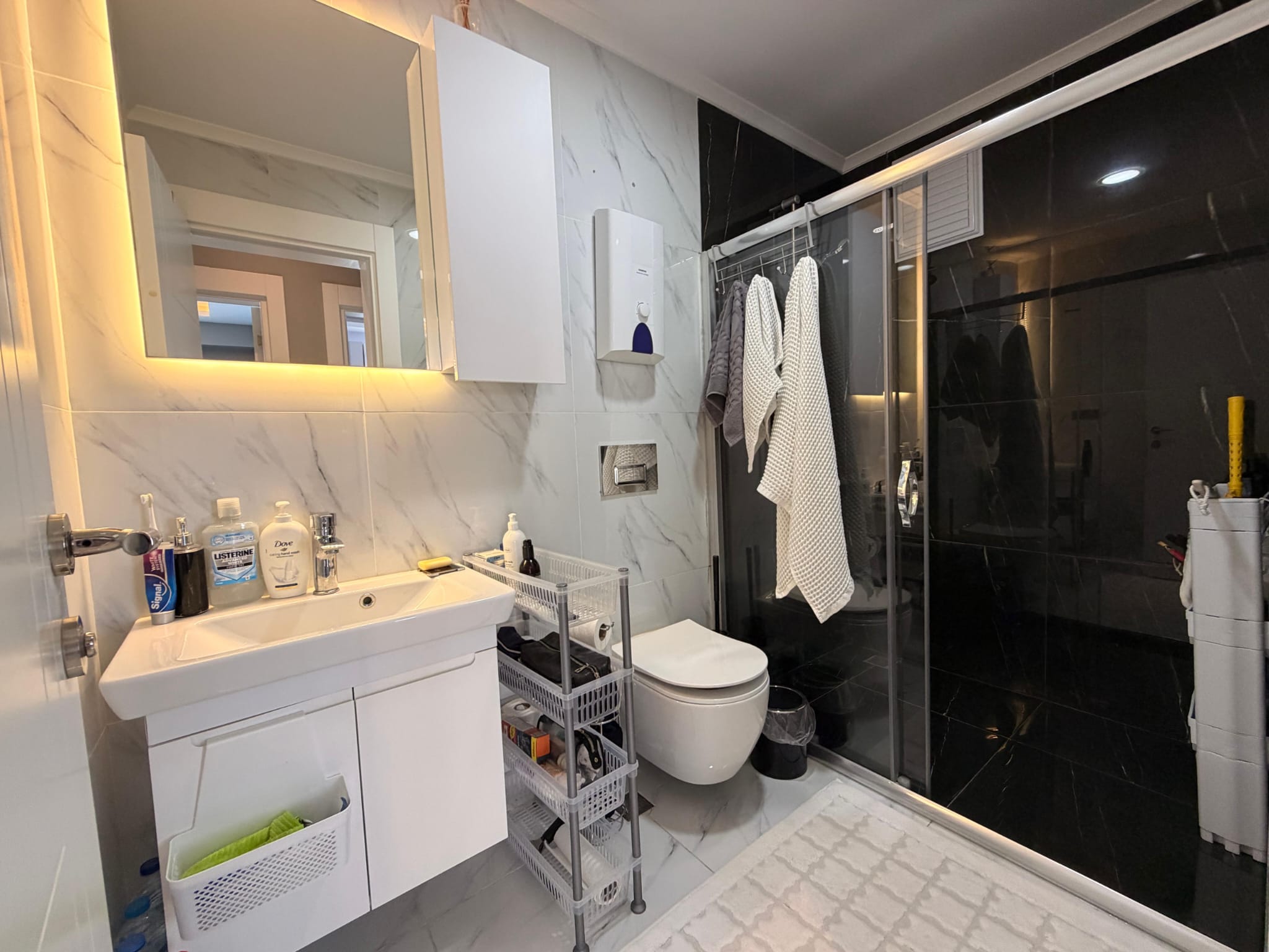 Furnished 2+1 Duplex with Sea View 100 m from the Beach in Kargıcak - Photo 17
