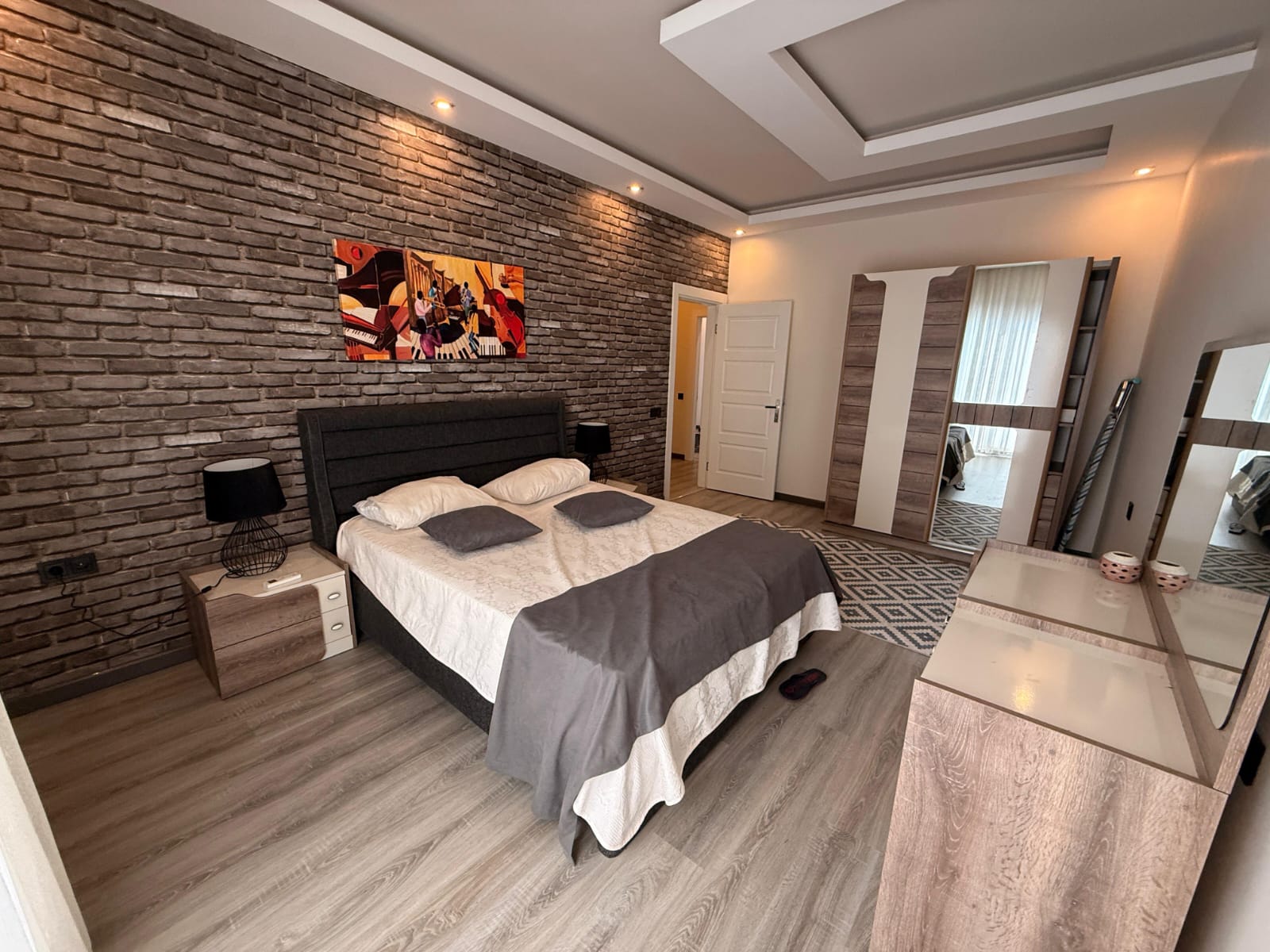 Furnished 5+1 Duplex with Sea View in Mahmutlar - Photo 4