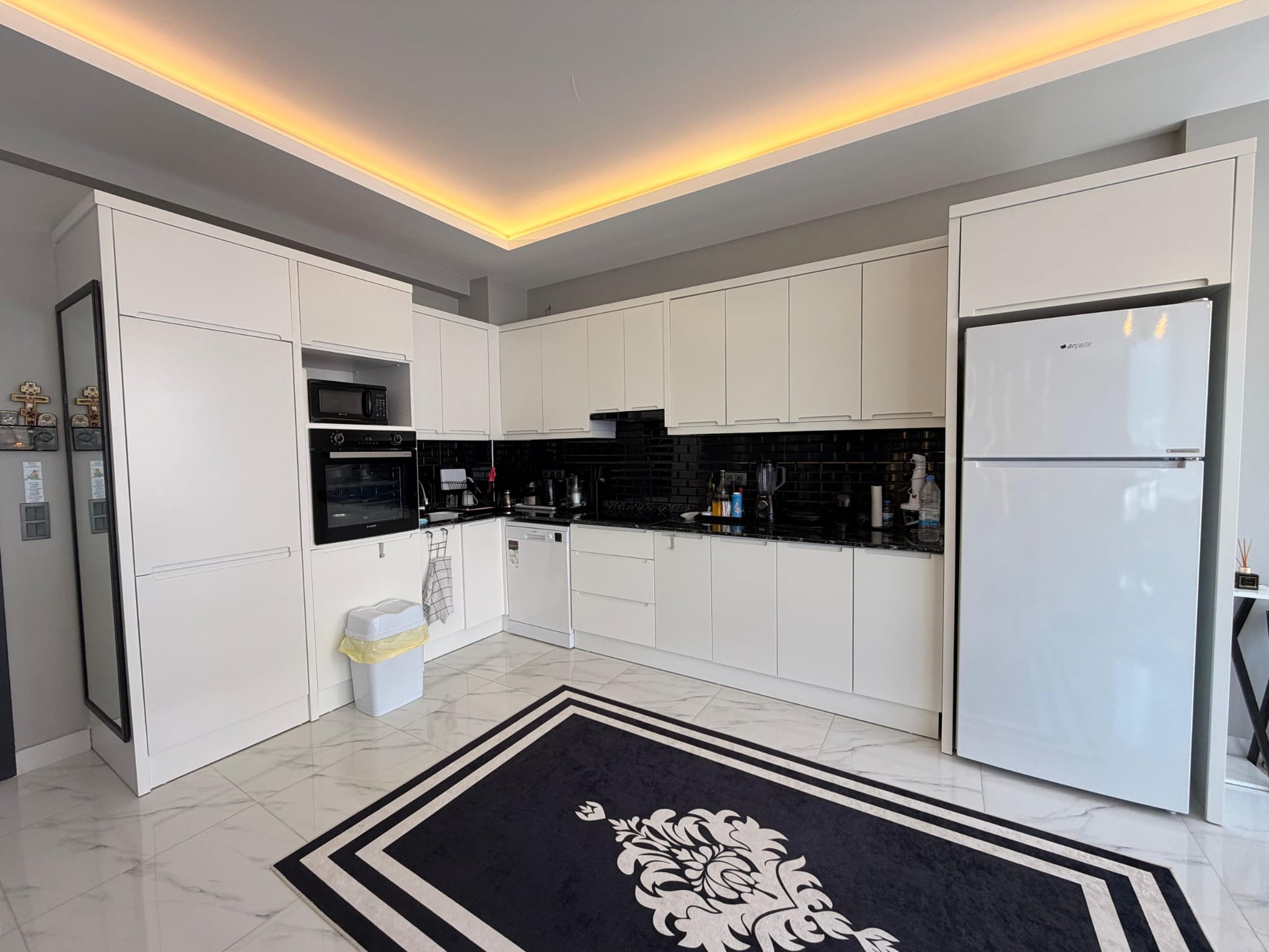 Furnished 2+1 Duplex with Sea View 100 m from the Beach in Kargıcak - Photo 6