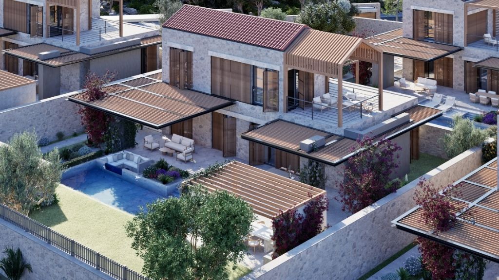 4+2 Villas with Private Pools and Plots up to 1,300 m² in Bodrum - Photo 3
