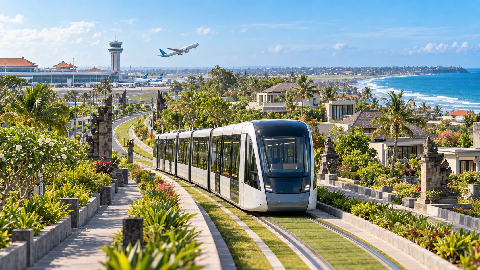 Bali to Build an Electric Tram Line from the Airport to Canggu