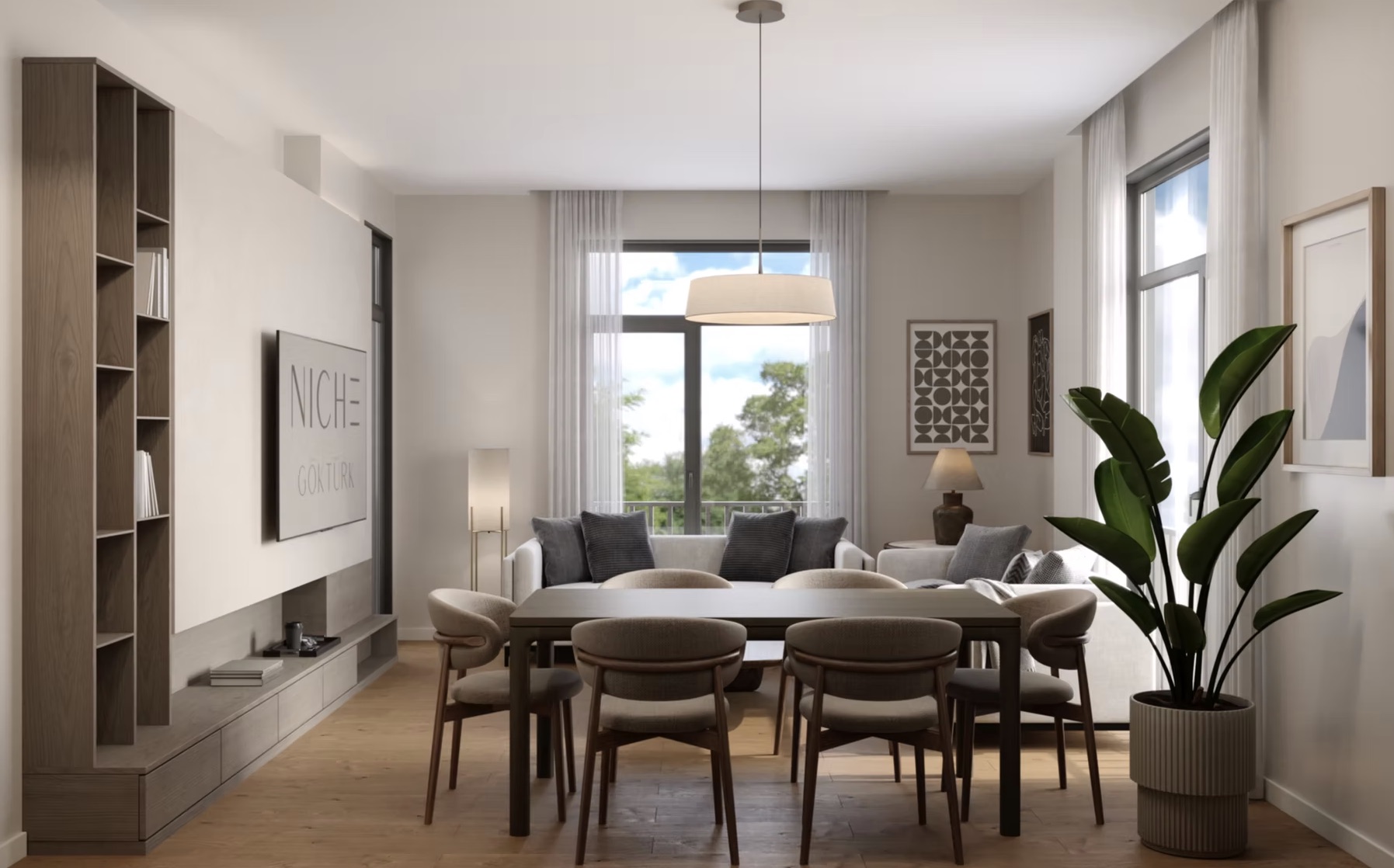Niche Göktürk — Apartments in an Exclusive Residential Complex with a Swimming Pool in Istanbul - Photo 7