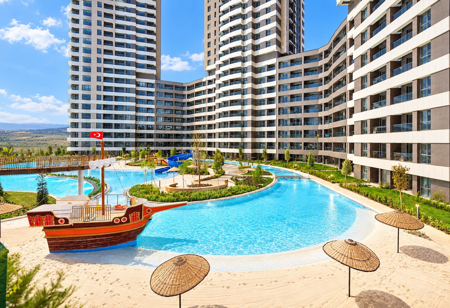 Marina Ankara — Ready-to-Move-In Apartments with a Private Marina and Beach Pools in Ankara